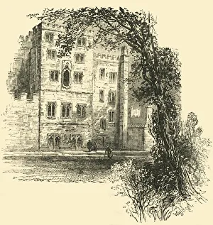 The Lollards Tower, Lambeth Palace, (c1878). Creator: Unknown