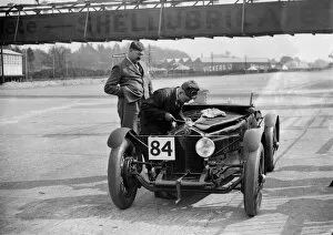 Car Maintenance Gallery: Lombard of HN and E Scholfield at the JCC Double Twelve Race, Brooklands, Surrey, 1929