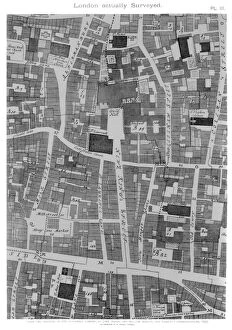 Images Dated 12th May 2009: London actually Surveyed, 1677 (1886).Artist: William Griggs