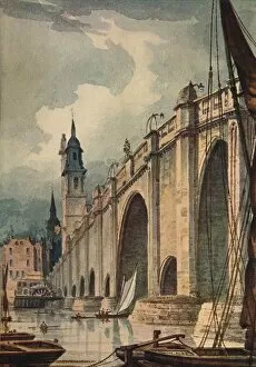 Yockney Gallery: London Bridge, 1893, (c1915)
