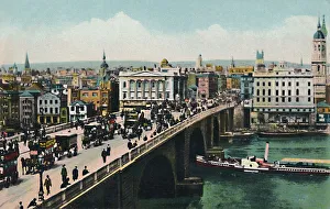 London Bridge Gallery: London Bridge, c1900s. Creator: Unknown