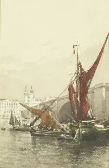 Engineering Prints: London Bridge, c1908. Creator: Clara Montalba