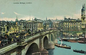 London Bridge, London, c1910, (c1900-1930)