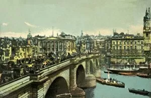 London Bridge Gallery: London Bridge, London, c1910. Creator: Unknown