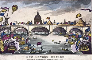 Celebrations Prints: London Bridge (new), London, 1831