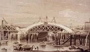 Builder Gallery: London Bridge (new), London, c1827