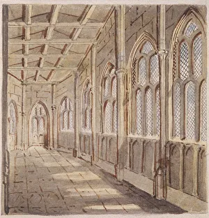 London Bridge (old), London, c1758