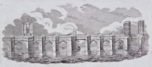 London Bridge (old), London, c1870