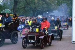 Start Prints: London to Brighton run start. 1904 Humberette