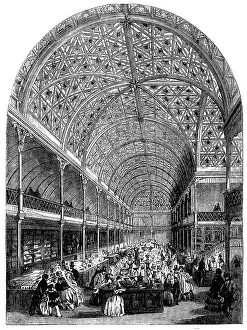 Owen Jones Prints: The London Crystal Palace, Regent-Circus, Oxford-Street, 1858. Creator: Unknown
