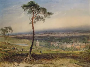 London, from Hampstead, 1834. Artist: George Sidney Shepherd