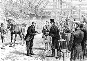 Front Page Prints: London House Show: the Prince of Wales presenting cup to Mr