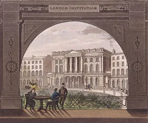 London Institution, Finsbury Circus, c1820