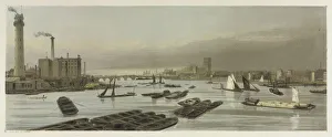 1803 1874 Prints: London As It Is: Westminster, from Waterloo Bridge