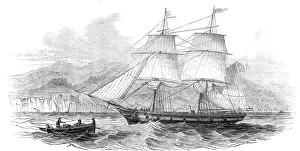 The London and Madeira packet brig 'Dart', entering Funchal Roads, 1845 The London and Madeira packet brig 'Dart', entering Funchal Roads, 1845