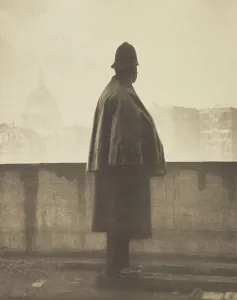 Photograph Album Prints: A London policeman. From the album: Photograph album - London, 1920s. Creator: Harry Moult