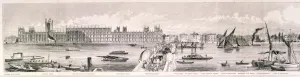 London from the River Thames, 1844. Artist: Frank Vizetelly