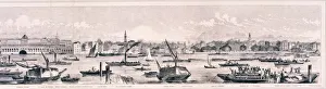 London from the River Thames, 1844 Artist: Frank Vizetelly