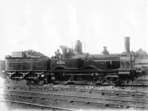 London & South Western Railway (LSWR) Locomotive No 5, Ganymede and tender, c1873