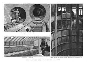 Train Track Collection: The London and Southwark Subway, 1890. Creator: Unknown