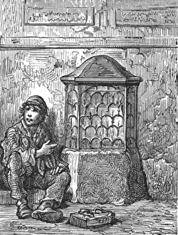 Hardship Prints: London Stone, 1872. Creator: Gustave Doré