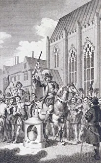 London Stone, Cannon Street, London, c1770