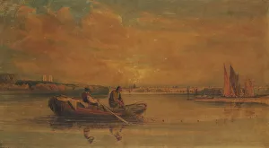 1810 Prints: London from the Thames above Westminster, 1810. Creator: David Cox the Elder