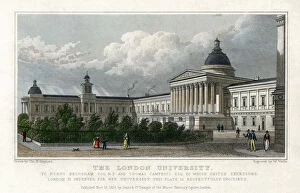 Images Dated 24th March 2010: The London University, 1828. Artist: W Wallis