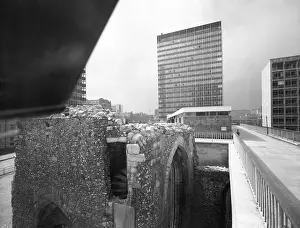 Barbican Prints: London Wall, City of London, c1955. Creator: Arthur Charles Kirby Ware