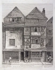 John Thomas Prints: London Wall, London, 1808. Artist: John Thomas Smith