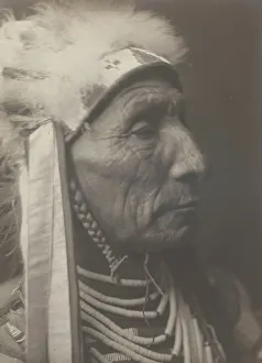 Apsaroke Prints: Lone Crow, 1908. Creator: Edward Sheriff Curtis