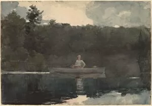 Homer Winslow Collection: The Lone Fisherman, 1889. Creator: Winslow Homer