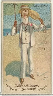 Dude Gallery: Long Branch, from Worlds Dudes series (N31) for Allen & Ginter Cigarettes, 1888