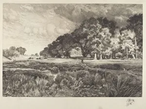 Long Island Prints: Long Island Landscape, 1889. Creator: Thomas Moran