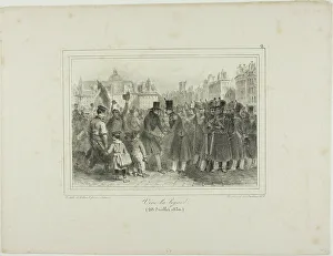 Raffet Denis Auguste Marie Prints: Long Life to the Troops!, July 28, 1830. Creator: Auguste Raffet