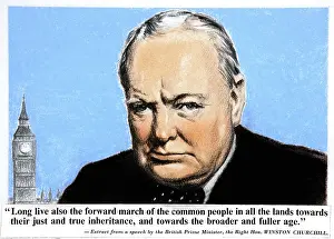 "Long live also the forward march of the common people in all the lands...", between 1939 and 1946. Creator: Central Office of Information