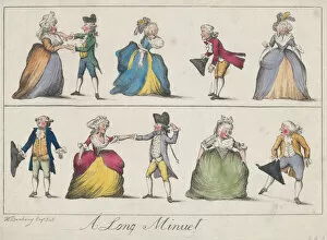 A Long Minuet, 1787. Creator: Unknown