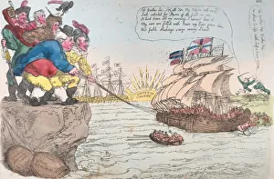 Joseph Bonaparte Collection: A Long Pull A Strong Pull and a Pull Altogether, November 25, 1813. November 25, 1813