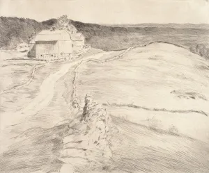 Frederick Childs Hassam Prints: Long Ridge, 1915. Creator: Frederick Childe Hassam