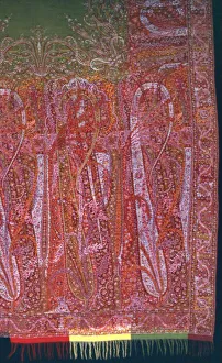 Material Collection: Long Shawl, Europe, 1840 / 45. Creator: Unknown