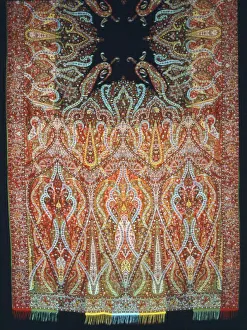 Fashion Accessory Gallery: Long Shawl, France, 1845. Creator: Unknown