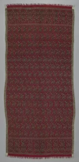 Main Warp Fringe Collection: Long Shawl, India, 1800 / 15. Creator: Unknown