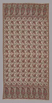 Main Warp Fringe Collection: Long Shawl, Norwich, 1820 / 25. Creator: Unknown
