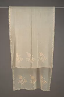 Fashion Accessory Gallery: Long Stole, France, 1795-1810. Creator: Unknown