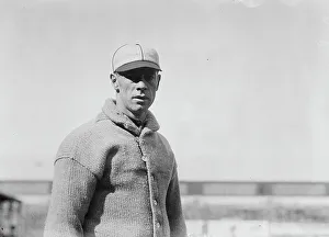 Baseball Cap Prints: Long Tom Hughes, Washington, AL (baseball), 1911. Creator: Bain News Service