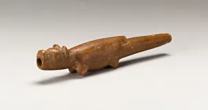 Inca Prints: Long Tube, Possbly for Lime, in the Form of an Animal, A. D. 1450 / 1532. Creator: Unknown
