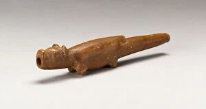 Inca Gallery: Long Tube, Possbly for Lime, in the Form of an Animal, A.D. 1450 / 1532. Creator: Unknown