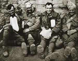 Gallipoli Peninsula Collection: Its a Long Way to Tipperary, Irish troops at Gallipoli, Turkey, World War I, c1915-c1916