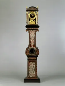 Numeral Prints: Longcase regulator, about 1673. Creator: Nicolas Gribelin
