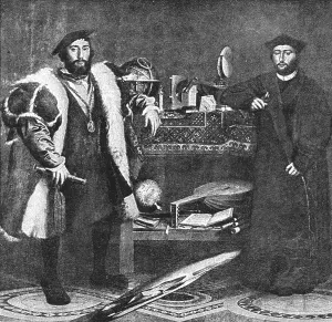 The Longford Castle Pictures; The Ambassadors after Holbein, 1533, 1890. Creator: Unknown
